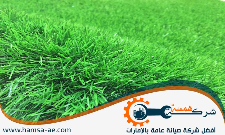 تركيب عشب في الشارقة